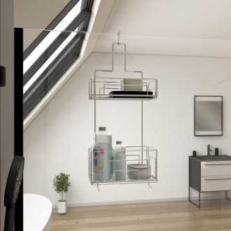 Valet blanc suspendu 50x20x10 - mae Aurlane - 701059