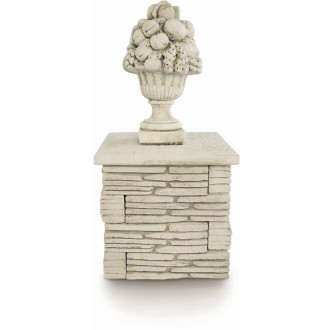 Socle carré en pierre reconstituée