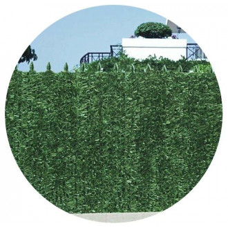 Haie artificielle 126 brins vert sapin en rouleau ultra (lot de 6) 1.8 x 3 m