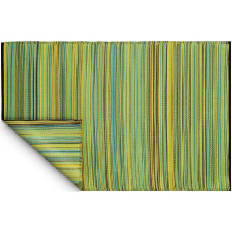 Tapis intérieur extérieur cancun citron et pomme verte 90 x 150 cm