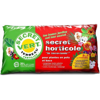 Terreau horticole plantes en pots et bacs terro-tonic 20 litres