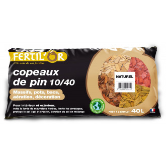 Copeaux de pin naturel 10/40 40 litres