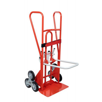 Diable porte-chaises bavette réglable poignées fermées roues étoile CC 250/70 kg