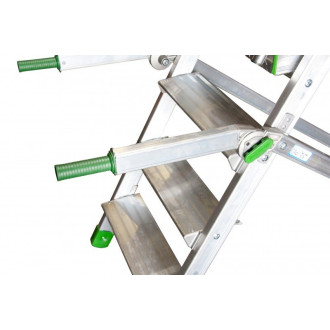 Plateforme de magasinage aluminium 10 marches 150 kg - 835007660