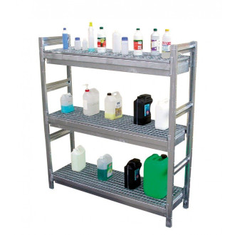 Rayonnage de rétention en acier galvanisé 320 kg - 845006012