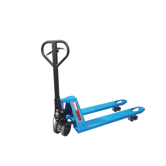 Transpalette manuel à frein roues caoutchouc et boggies PU 2500 kg - 855006708