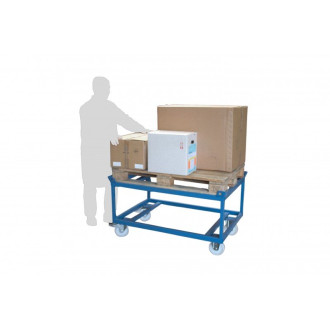 Rouleur de palettes surélevé 1200 x 800 mm charge lourde 1000 kg - 860005976