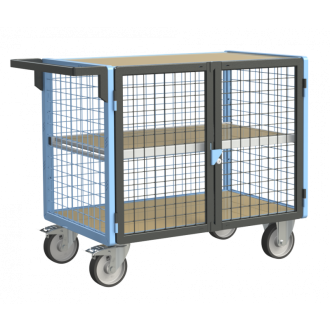 Servante établi équipée 2 portes grillagées verrouillables 500 kg - 880725325