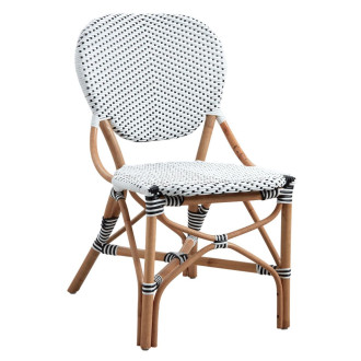 Salon terrasse 4 personnes en rotin et résine