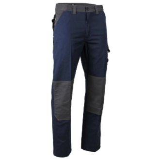 Pantalon LMA LEBEURRE VOLT multipoches bleu marine/gris foncé T60 - 1792-T60