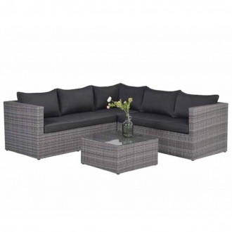 Garden impressions jeu de canapé 13 pcs montana gris 03610gy