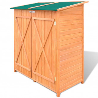 Vidaxl abri de jardin/ grand coffre de rangement en bois jardin