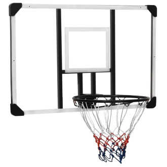 Panneau de basket-ball transparent 106x69x3 cm polycarbonate