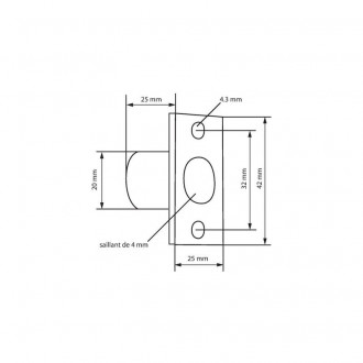 Contact à bille nylon