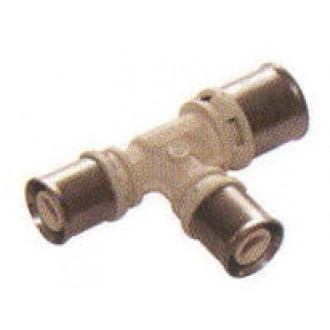 Té réduit avec sortie centrale et d extrémité réduite - Diamètre : 26- 20- 20