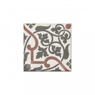Folies bergère - art nouveau carrelage aspect carreaux de ciment vieilli - 20 x 20 cm