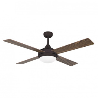 Ventilateur de plafond avec lumière marron icaria