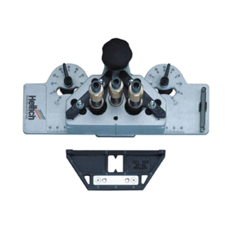 Gabarit de perçage HETTICH pour charniere DrillJig - Foret Ø35 mm / 2 x Ø 10 mm - 20165