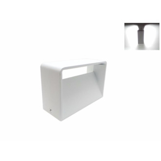 Applique murale led b46 5w ip44 blanc - couleur eclairage au choix