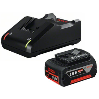 Batterie bosch gba 18v 4.0 ah + chargeur 18v-40 professional - 1600a01b9y