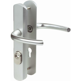 Ensemble secumax béquille 1338l/6349 vachette - clé i/70 entraxe 195 mm - argent - 0699880