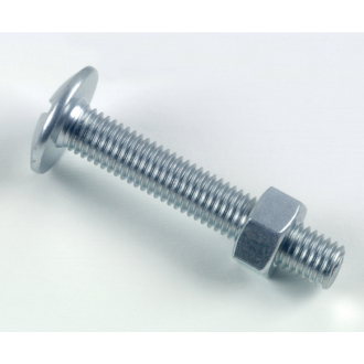 Boulon poêlier lennie tête ronde large - ø10x40 - boite de 50 - brl1004002b