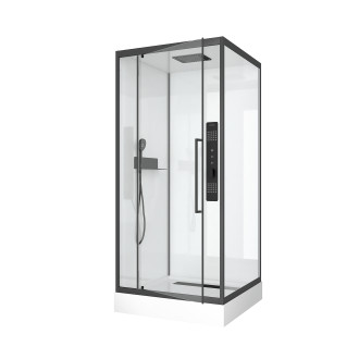 Cabine de douche carrée - 90x90x217cm - factory 2 square Aurlane - CAB247