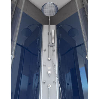 Cabine de douche 1/4 de cercle - 85x85x225cm - nighty Aurlane - CAB41B