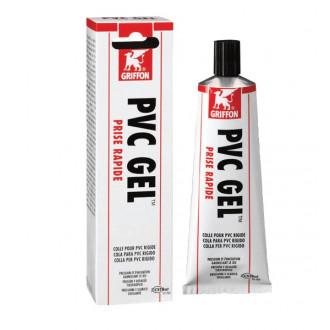 Colle pvc pression/evac. Gel griffon pot 1l avec pinceau