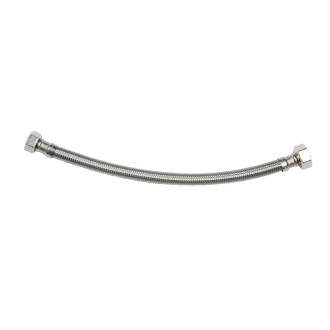 Flexible sanitaire 100cm ff 33x42 dn32 tresse inox/douille galva 1p