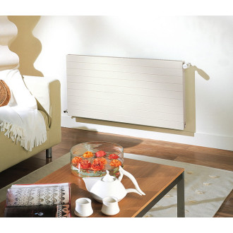 Radiateur panneau acier finimetal reggane deco horizontal, type 22 blanc 755w 600x600mm