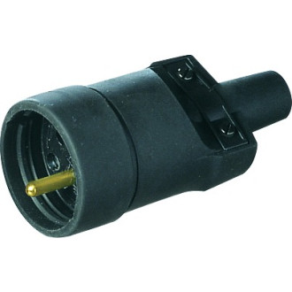 Fiche caoutchouc femelle 2p+t 16a