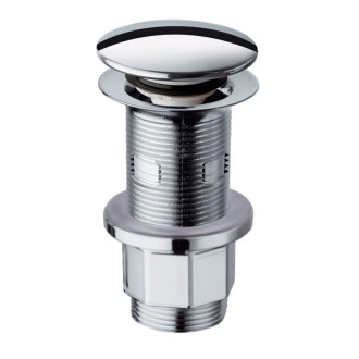 Bonde anconetti up and down en abs chromé avec et sans trop plein pour clapet cylindrique