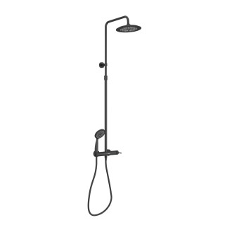 Colonne de douche mécanique 133x28x52 molly black Aurlane - COL060
