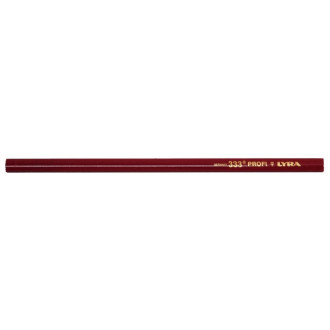 Crayon charpentier rouge ovale 30 cm OMYACOLOR - 4333103