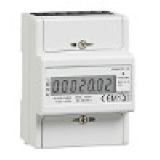 Compteur Electrique Monophasé MID100A/22KWh Branchement direct Affichage LCD