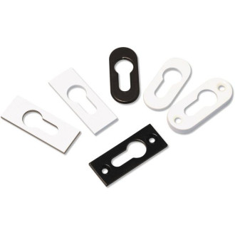 Rosace à visser clé i goettgens alu argent - 3 mm 66x26 - d4014