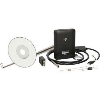 Vidéoscope wifi avec sonde ø5,5 mm 0°hd ks tools 8 pièces - 550.7510