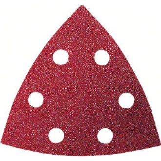 Abrasifs triangulaires c470 expert bosch 93x93 mm grain 80 - 50 feuilles - 2608900928