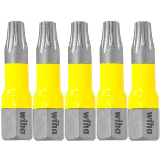 Boîte de 5 embouts y torx t20x25 mm wiha - 41593