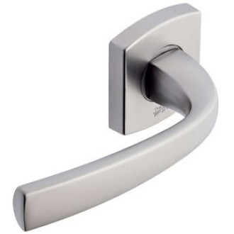 Paire de béquilles sur rosaces Muze BEZAULT - Chrome velours - Avec ressort de rappel - 866121