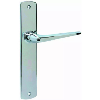 Ensemble de porte BEZAULT - RIV BLOC - Bec de cane WC - Chromé - 62059