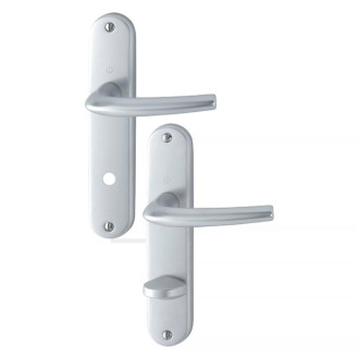 Ensemble de porte HOPPE SAN DIEGO Alu Argent - 11911/347