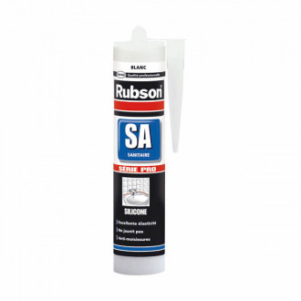 Mastic sanitaire silicone acétique surface émaillée sa translucide-300ml