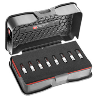 Jeu d'embouts OGV GRIP 6 pans 1/4 FACOM - RTM.J8MGRPPB