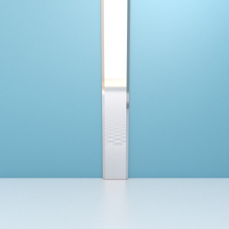 Profilé de jonction chrome pour panneau mural - 20x5x2100 mm – junction mural chrome Aurlane - FAC313