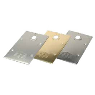 Plaque de recouvrement standard 309x180 mm SEVAX acier inox poli - WA759300