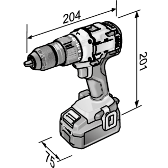 Perceuse visseuse 18v dd 2g 18.0-ec c flex - sans batterie ni chargeur - 491225