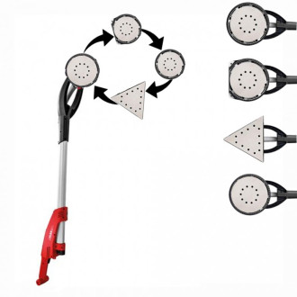 Girafe ge7 + housse + 2 têtes de ponçage flex - 920222