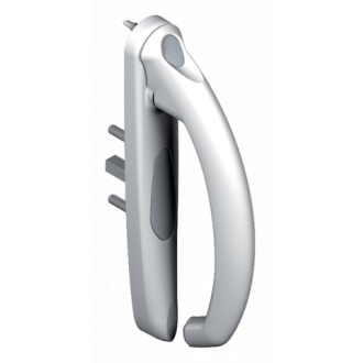 Poignée 20° intérieur 5530-1 Blanc CROISEE DS - Fut centre gauche prof.28 à 38 mm - DS5530-G036    